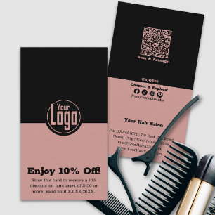 Minimalistischer Haarstylist 10 % Rabatt