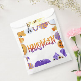 Minimalistischer Halloween-Feiertag Geschenktütchen