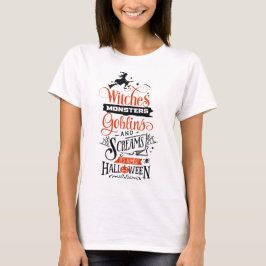 Minimalistischer Halloween-Feiertag T-Shirt