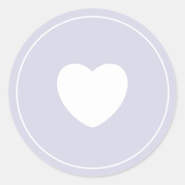 Minimalistischer Heftsticker | Altrosa Runder Aufkleber