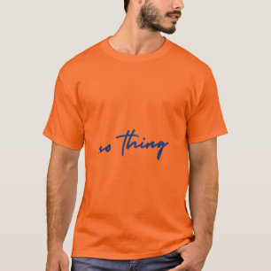 Minimalistischer Herren-T-Shirt mit handgeschriebe T-Shirt