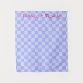 Minimalistischer Himmelblauer Muster-Tapeten mit i Wandteppich