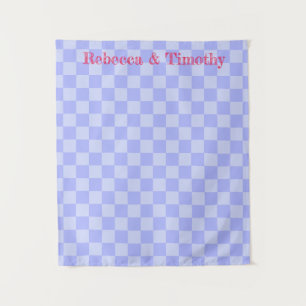 Minimalistischer Himmelblauer Muster-Tapeten mit i Wandteppich