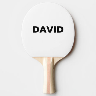 Minimalistischer Individuelle Name oder Logo Tischtennis Schläger