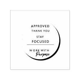 Minimalistischer Inspirationsstempel | Modernes Bü Permastempel