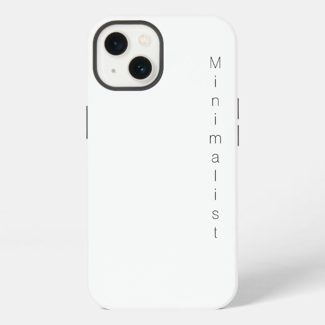 Minimalistischer iPhone-Case iPhone Hülle (Rückseite)