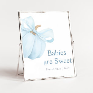Minimalistischer Junge Kleine Kürbis-Babys sind Sü Poster