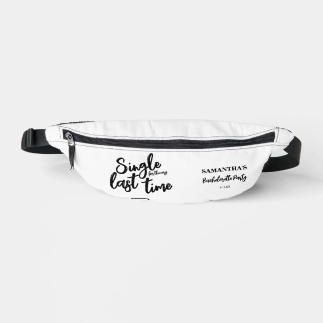 Minimalistischer Junggeselinnen-Abschied Bauchtasche (Vorderseite)