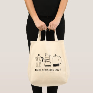 Minimalistischer Kaffeeliebhaber Tragetasche