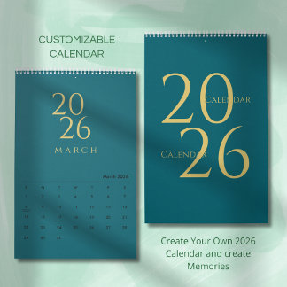 Minimalistischer Kalender mit neutralen Tönen