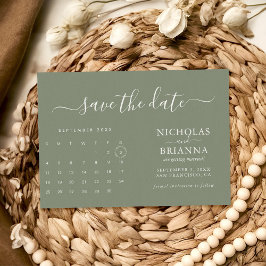 Minimalistischer Kalender Save The Date
