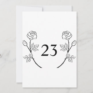 Minimalistischer Kalligraphietext Einladung
