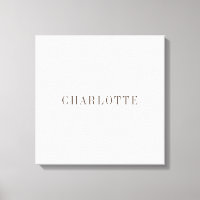 Minimalistischer klassischer Beruflicher Name