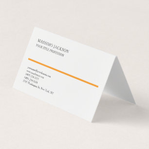 Minimalistischer Klassischer Einfacher Profi Visitenkarten