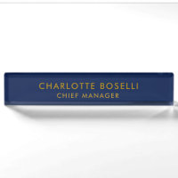 Minimalistischer klassischer professioneller Blau-