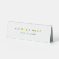 Minimalistischer Klassischer Professioneller Goldf