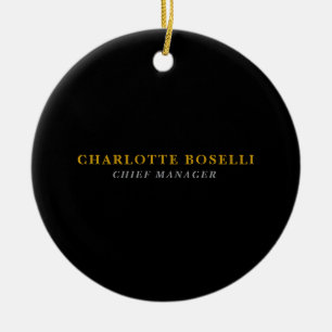 Minimalistischer klassischer professioneller Schwa Keramik Ornament