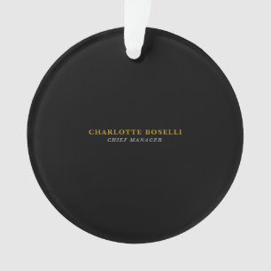 Minimalistischer klassischer professioneller Schwa Ornament