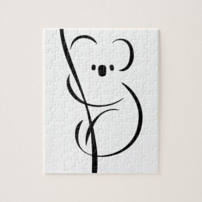 Minimalistischer Koala (Vertikal)