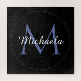 Minimalistischer Kreis moderner Monogramm-Anfangsn