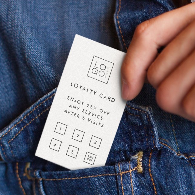 Minimalistischer Kunde mit dem Logo für Unternehme Treuekarte (Von Creator hochgeladen)