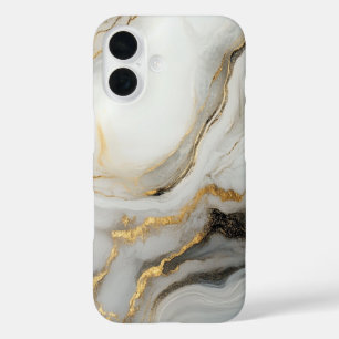 Minimalistischer Marmor - Elegantes und zeitloses iPhone 16 Hülle