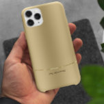 Minimalistischer metallischer Hintergrund Case-Mat Case-Mate iPhone 14 Pro Hülle<br><div class="desc">Einfaches,  modernes und elegantes Bild eines metallischen goldenen Hintergrunds. Goldakzent</div>