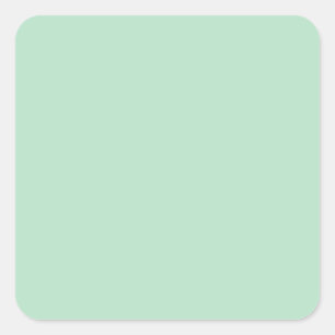 Minimalistischer Minzgrüner Aufkleber