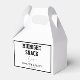 Minimalistischer MitternachtsSnack, kundenspezifis Geschenkschachtel