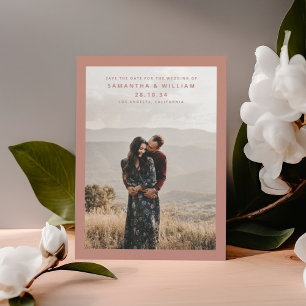 Minimalistischer Mix & Match elegantes modernes Fo Save The Date