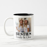 Minimalistischer moderner Chic Best Friends BFF-Fo