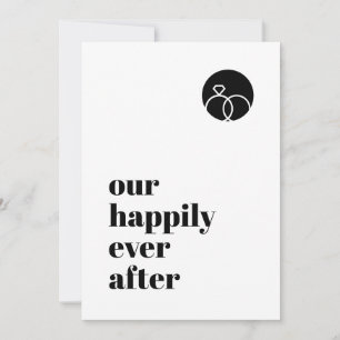 Minimalistischer moderner, fetter Schriftzug für u Save The Date