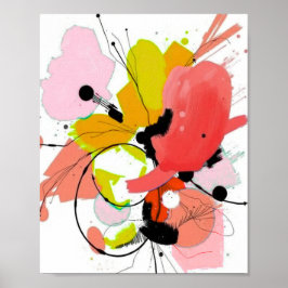 Minimalistischer moderner geometrischer Kunstposte Poster