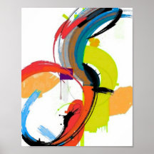 Minimalistischer moderner geometrischer Kunstposte