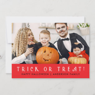 Minimalistischer moderner gruseliger Frohes Hallow Feiertagskarte