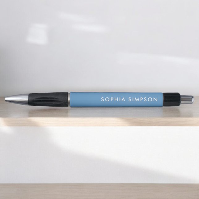 Minimalistischer moderner hellblauer Stift (Von Creator hochgeladen)