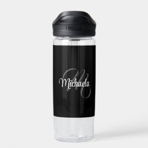 Minimalistischer moderner Monogramm-Anfangsname Trinkflasche