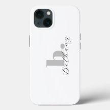 Minimalistischer moderner Monogramm-Schriftname
