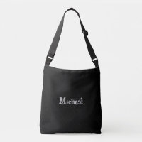 Minimalistischer moderner Monogrammname Schwarz-we