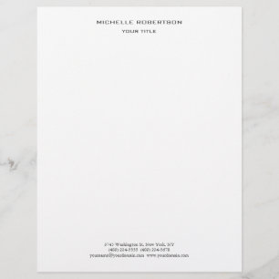 Minimalistischer moderner professioneller Kreative Briefbogen
