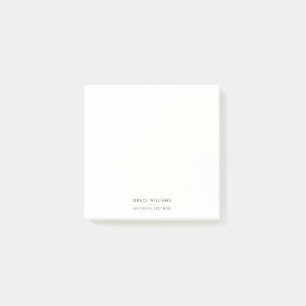 Minimalistischer moderner Profi Post-it Klebezettel