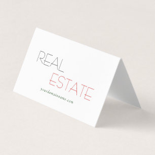 Minimalistischer moderner schlichter Trend Visitenkarten