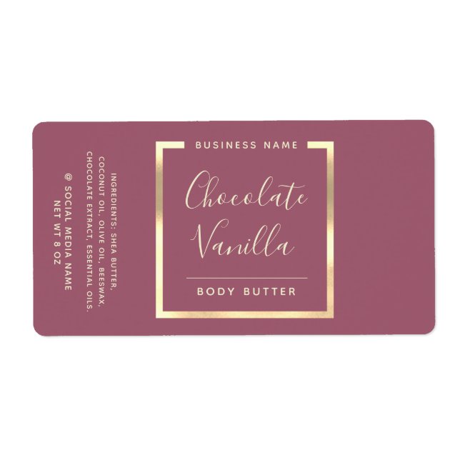 Minimalistischer moderner Typografie-Goldrahmen (Vorne)