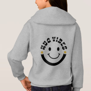 Minimalistischer moderner Umarmungs-Vibes-Kreis – Hoodie