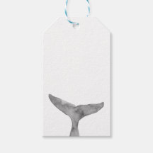 Minimalistischer moderner Wasserfarbenwhalfluch