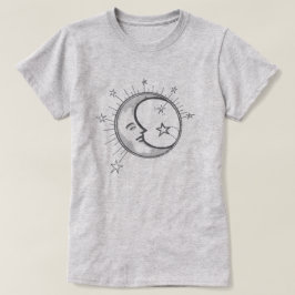 Minimalistischer Mond-Tee/ T-Shirt