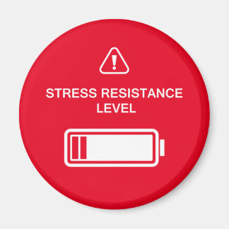 Minimalistischer monochromer Stresswiderstand Magnet