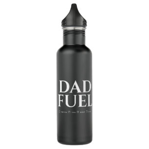 Minimalistischer Monogramm Vater Kraftstoffflasche Edelstahlflasche