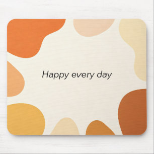 Minimalistischer Morandi-Berg-Schlafzimmer-Büro-Ma Mousepad