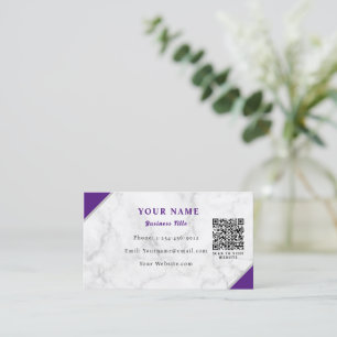 Minimalistischer Name Benutzerdefinierter Weißer M Visitenkarte
